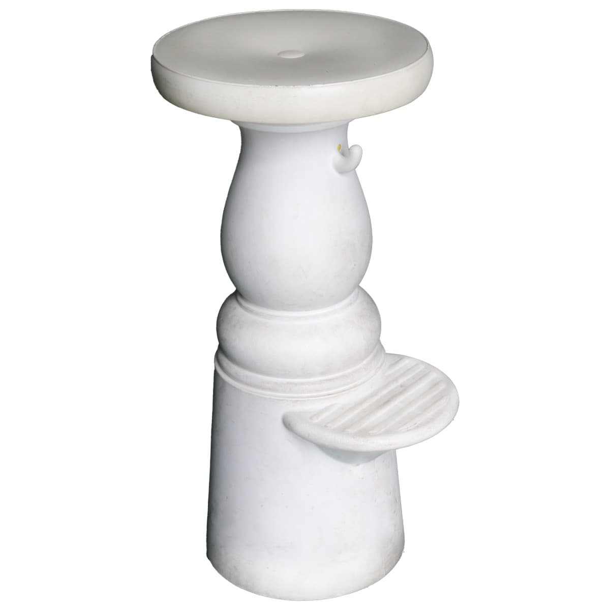 Ivory Chess Piece Bar Stool